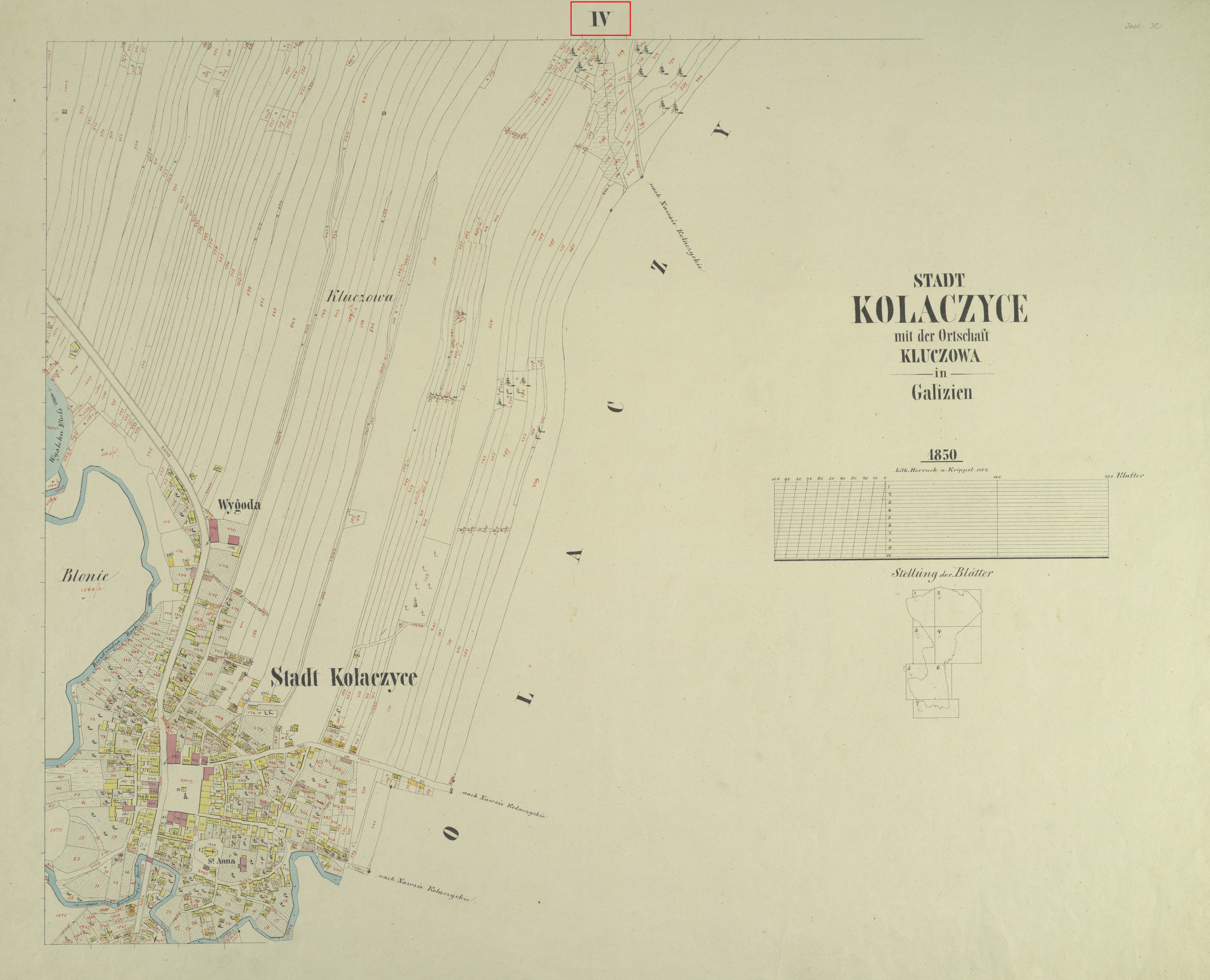 Kolaczyce map 4 marked
